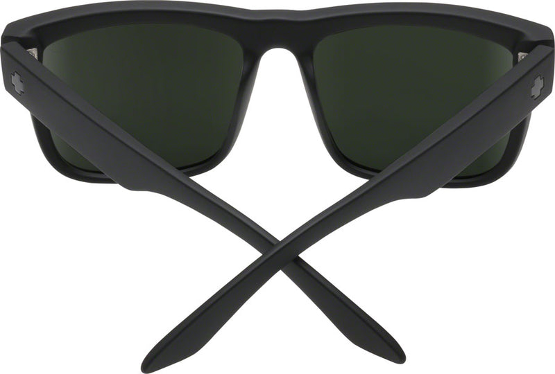 Load image into Gallery viewer, SPY+ DISCORD Sunglasses - Soft Matte Black, Happy Gray Green Polarized Lenses
