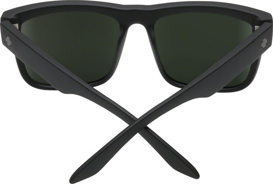 SPY+ DISCORD Sunglasses - Soft Matte Black, Happy Gray Green Polarized Lenses
