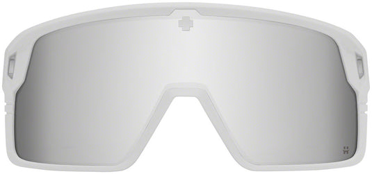 SPY+ Monolith Sunglasses - Matte White, Happy Bronze with Platinum Spectra Mirror Lenses
