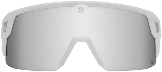 SPY+ Monolith 50/50 Sunglasses - Matte White, Happy Bronze with Platinum Spectra Mirror Lenses