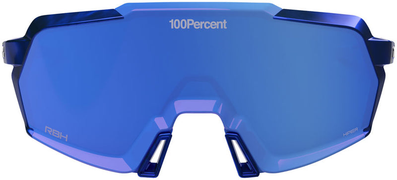 Load image into Gallery viewer, 100% Aerocraft Sunglasses - LE RBH Gloss Blue Holographic/Hiper Royal Blue Mirror Lens
