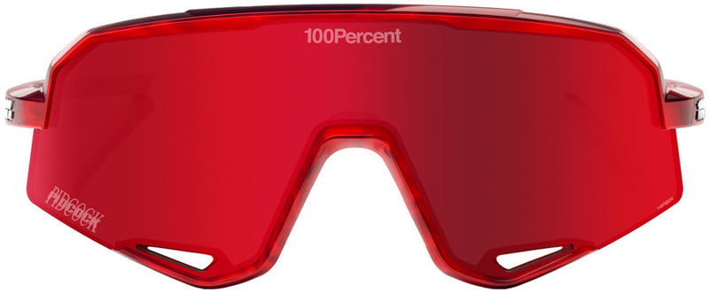 Load image into Gallery viewer, 100% Slendale Sunglasses - Pidcock Gloss Red Holographic/Hiper Fire Red Mirror Lens

