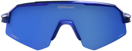 100% Slendale SL Sunglasses - LE RBH Gloss Blue Holographic/Hiper Royal Blue Mirror Lens