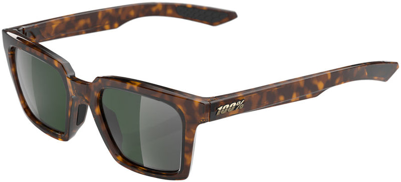 Load image into Gallery viewer, 100% Erba Sunglasses - Gloss Havana/Grey-Green Lens
