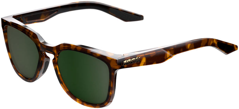 Load image into Gallery viewer, 100% Hudson Sunglasses - Gloss Havana/Grey-Green Lens
