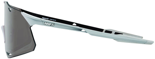 100% Hypercraft Sunglasses - Matte Stone Grey/Hiper Silver Mirror Lens