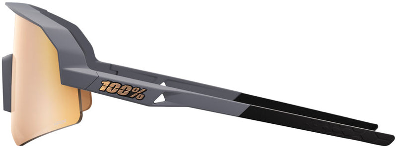 Load image into Gallery viewer, 100% Slendale SL Sunglasses - Soft Tact Grey/Hiper Copper Mirror Lens
