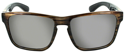 Optic Nerve Rumble Sunglasses - Shiny Driftwood Demi, Polarized Brown Lens with Silver Flash Mirror