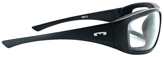 Mountain Shades Roadhenge Safety Glasses - Matte Black, Clear Lens