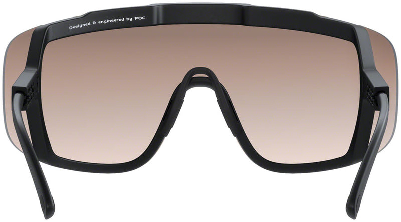 Load image into Gallery viewer, POC Devour Sunglasses - Uranium Black/Brown, Silver Mirror Lens
