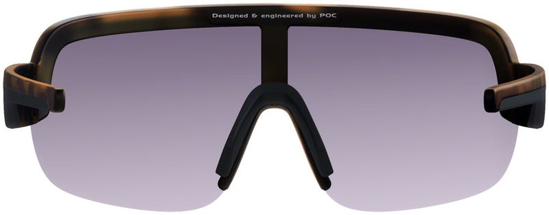 Load image into Gallery viewer, POC Aim Sunglasses - Tortoise Brown, Violet/Silver Mirror Lens
