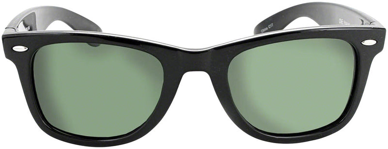 Load image into Gallery viewer, ONE Dylan Polarized Sunglasses: Shiny Black with Polarized Gray Lens

