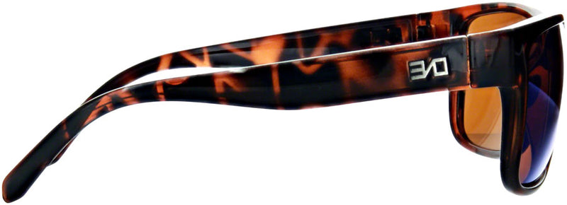 Load image into Gallery viewer, ONE Kingfish Polarized Sunglasses: Shiny Dark Demi with Polarized Smoke Green Mirror Lens
