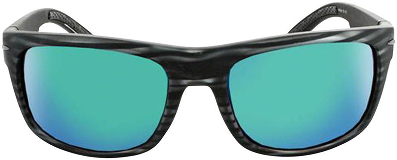 Load image into Gallery viewer, ONE Timberline Polarized Sunglasses: Matte Driftwood Gray with Polarized Smoke Green Mirror Lens
