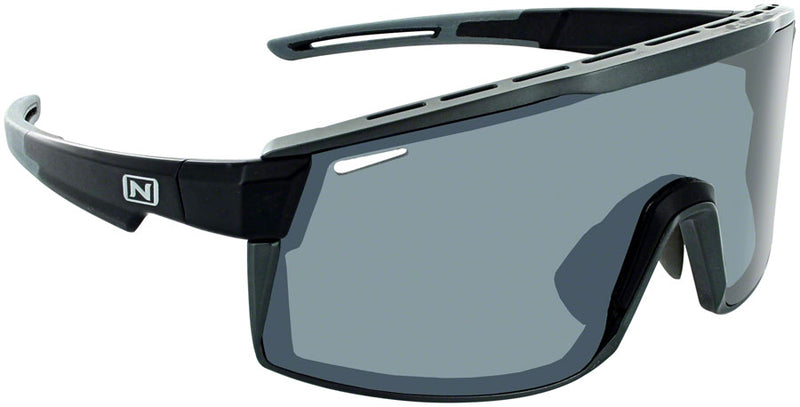 Load image into Gallery viewer, Optic Nerve Fixie Max Sunglasses - Matte Black, Aluminum Lens Rim, Photochromic Lens
