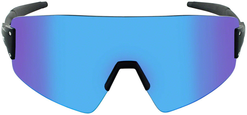 Load image into Gallery viewer, Optic Nerve FixieBLAST Sunglasses - Matte Black, Smoke Lens with Blue Mirror
