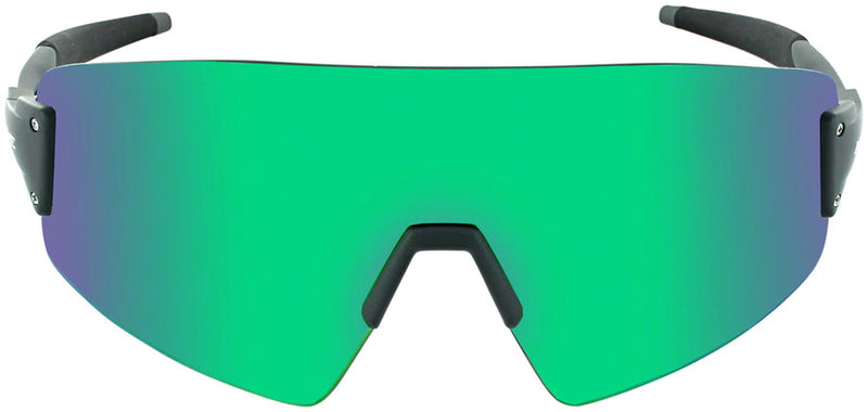 Load image into Gallery viewer, Optic Nerve FixieBLAST Sunglasses -  Shiny Grey, Smoke Lens with Green Mirror
