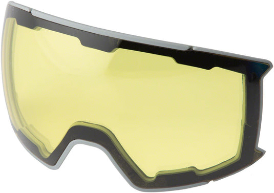 Optic Nerve Wolfcreek Magnetic Goggles - Shiny White, Grey Lens Rim, Blue Zaio Mirror Lens