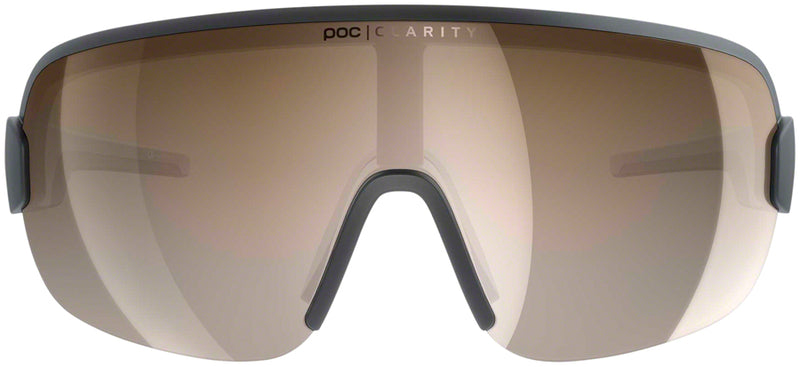 Load image into Gallery viewer, POC AIM Sunglasses - Uranium Black, Brown/Silver-Mirror Lens
