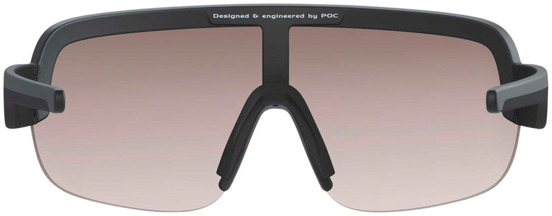 Load image into Gallery viewer, POC AIM Sunglasses - Uranium Black, Brown/Silver-Mirror Lens
