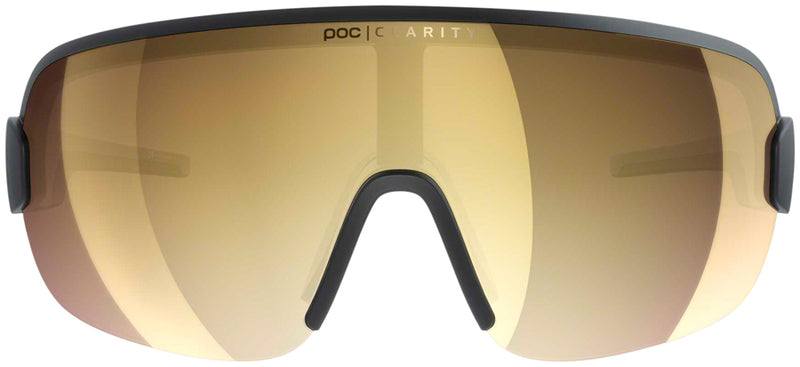 Load image into Gallery viewer, POC AIM Sunglasses - Uranium Black, Violet/Gold-Mirror Lens
