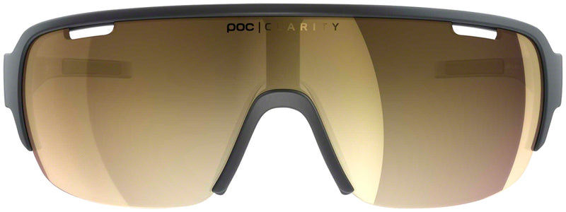 Load image into Gallery viewer, POC Do Half Blade Sunglasses - Uranium Black, Violet/Gold-Mirror Lens
