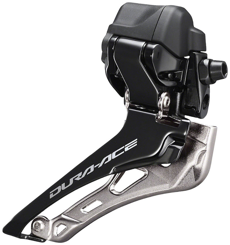 Load image into Gallery viewer, Shimano Dura-Ace FD-R9250 Di2 Front Derailleur - 2x12-Speed, Braze-on, Down Swing, For 50-55t Max, Black/Silver
