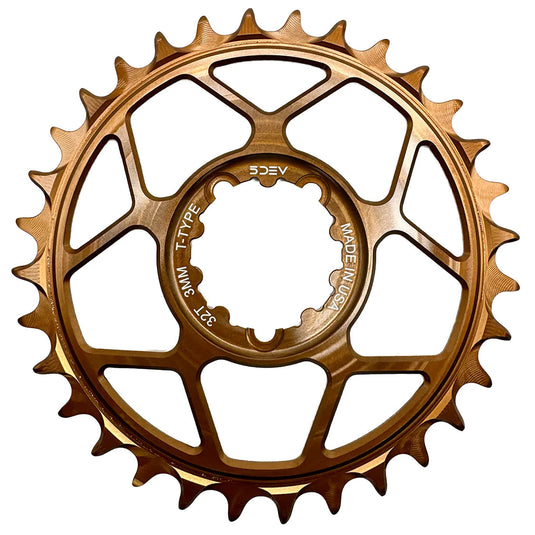5Dev-Chainring-3-Bolt-DM-3mm-Offset-CNRG2145-Bicycle-Chainring