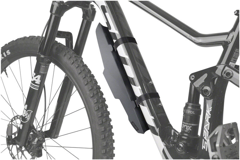 Load image into Gallery viewer, Topeak D-Flash Express DT Clip-On Fender - Front, Fits Down Tube, Black
