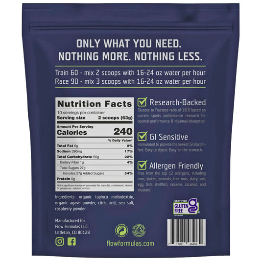 Flow Formula Endurance Drink Mix, Raspberry Lemon