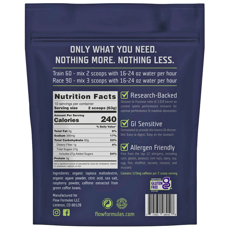 Load image into Gallery viewer, Flow Formula Endurance Drink Mix, Raspberry Lemon Caffeine
