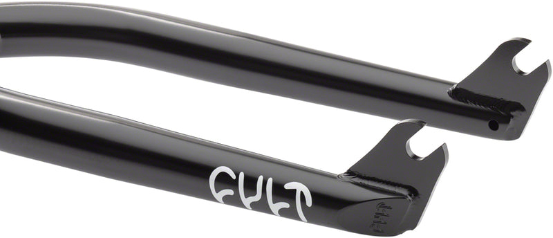 Load image into Gallery viewer, Cult Race Fork 24" Black Tapered Legs, Chromoly Steel
