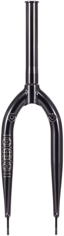 Load image into Gallery viewer, We The People Utopia BMX Fork - Zero Offset, Black
