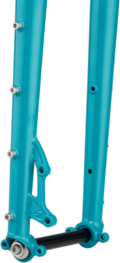 Load image into Gallery viewer, Surly Dinner Fork - 27.5", 15x110mm Thru-Axle, 1-1/8" Straight Steerer, 485mm Axle To Crown, Steel, Lost at Sea Blue
