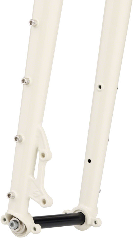 Surly Dinner Fork - 27.5", 15x110mm Thru-Axle, 1-1/8" Straight Steerer, 485mm Axle To Crown, Steel, Snow Mold