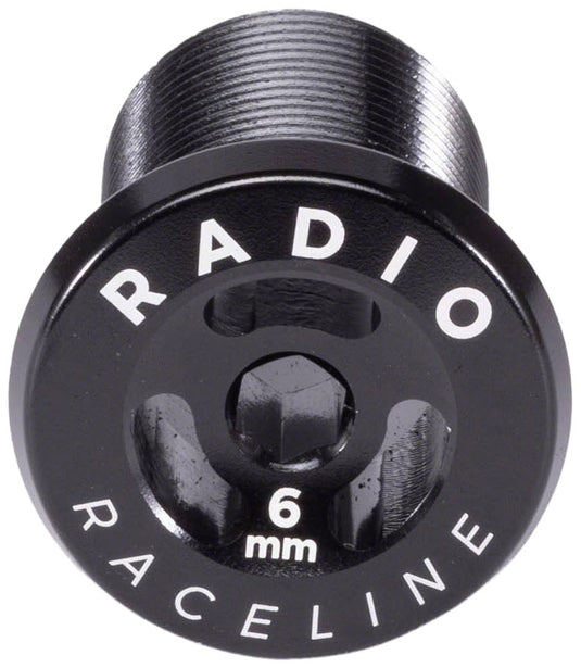 Radio Raceline Fork Top Bolt - M24, Black