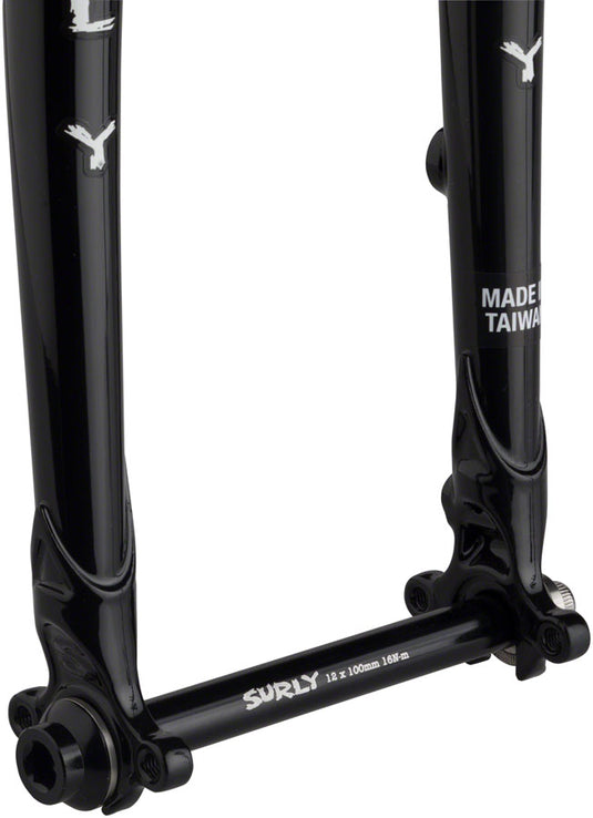 Surly Midnight Special Fork - 650b/700c, 12x100mm Thru-Axle, 1-1/8" Straight Steerer, Steel, 40mm Offset, Black
