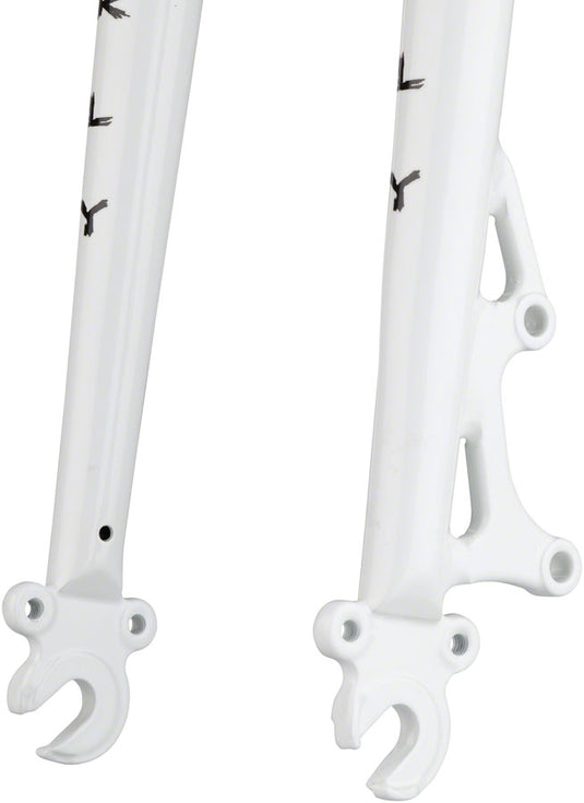 Surly Preamble 700c Fork, 9x100mm, QR, 1-1/8" Straight Steerer, Steel, Thorfrost White