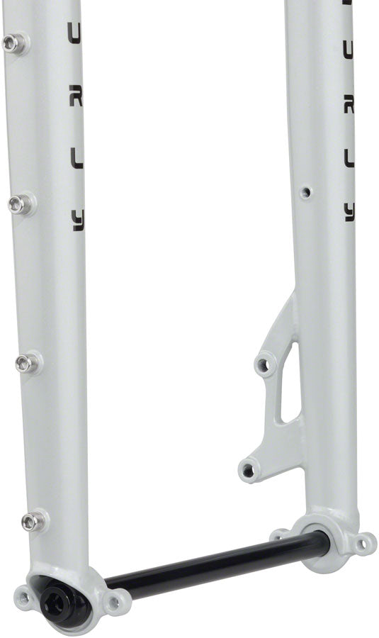 Surly Moonlander Fork - 24", Steel, 12 x 197mm, 1-1/8" Straight Steerer, Lunar Dust Gray