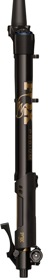 FOX Factory Podium Inverted Suspension Fork - 29", 160 mm, 20TA x 110 mm, 44mm Offset, GRIP X2, 68HT Crown, Black/Podium