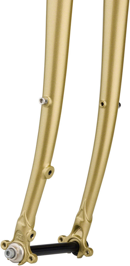 Surly Midnight Special Fork - 650b/700c, 12x100mm Thru-Axle, 1-1/8" Straight Steerer, Steel, 50mm Offset, Fool's Gold