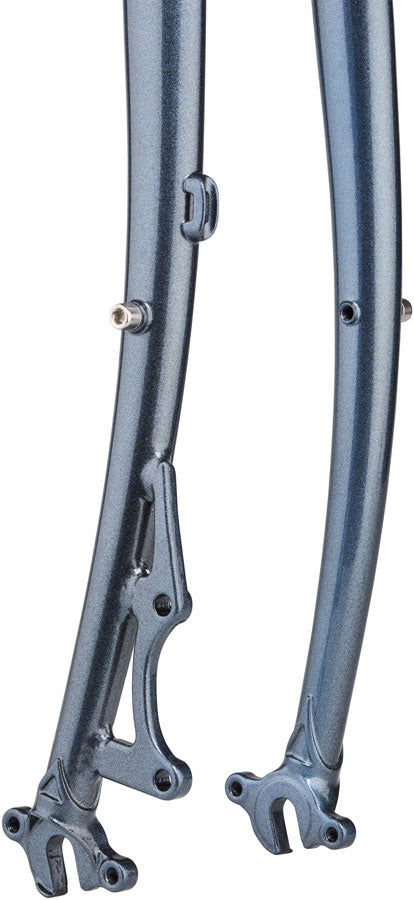 Load image into Gallery viewer, Surly Straggler Fork - 650b, QRx100mm, 1-1/8" Straight Steerer, 380mm Axle To Crown, Steel, Cold Steel Blue

