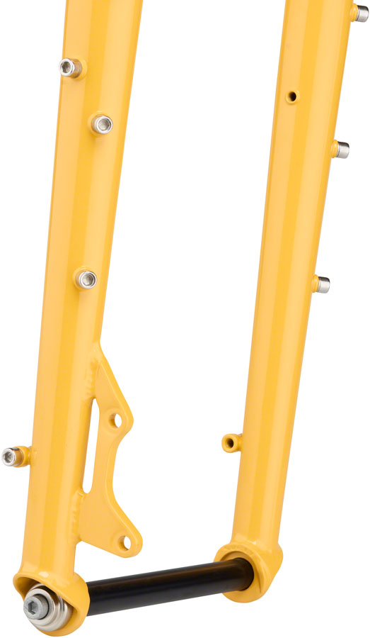 Surly Ice Cream Truck Fork - 26", 15x150mm Thru-Axle, 1-1/8" Straight Steerer, Steel, Warm Cheese