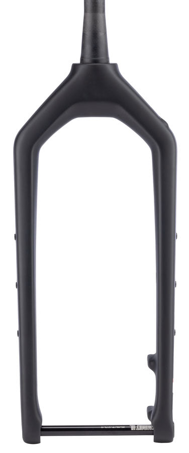 Salsa Bearpaw 2 Carbon Deluxe Fork - 27.5", 150x15mm Thru-Axle, 1-1/8" Tapered, Carbon, Post Mount Disc, Matte Black