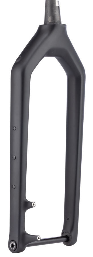 Salsa Bearpaw 2 Carbon Deluxe Fork - 27.5", 150x15mm Thru-Axle, 1-1/8" Tapered, Carbon, Post Mount Disc, Matte Black