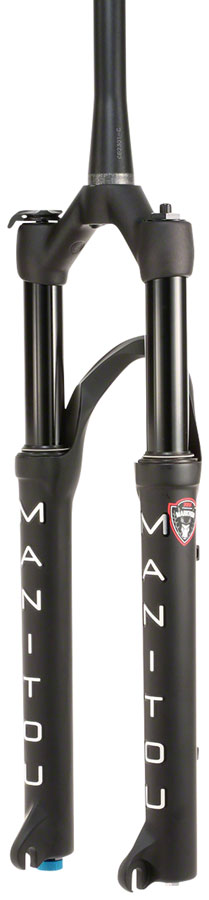 Manitou Markhor Suspension Fork - 29", 100 mm, 9 x 100 mm, 51 mm Offset, Matte Black