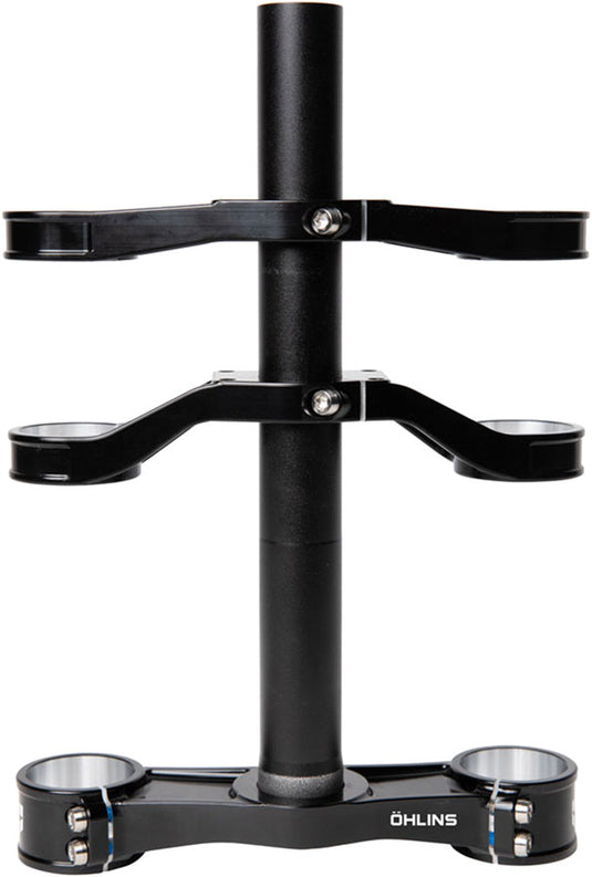 Ohlins DH38 m.2 Suspension Fork Crownset - 50mm Offset, Flat and Riser Upper Crowns, Includes Fork Bumpers