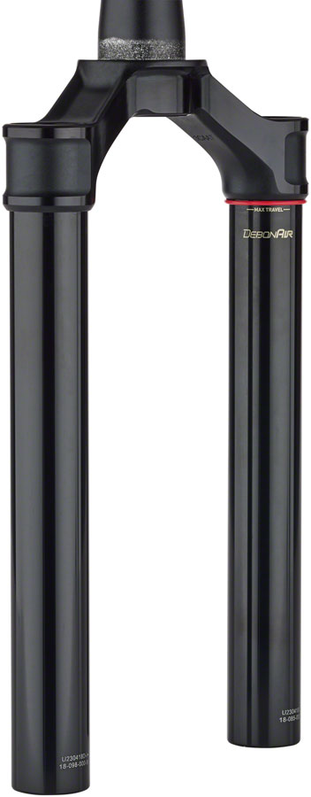 Load image into Gallery viewer, RockShox Crown/Steerer/Uppertube - Debonair 29 Boost 44 Offset Aluminum Taper Black Ano SID SL Ultimate, 35mm, 100-120mm
