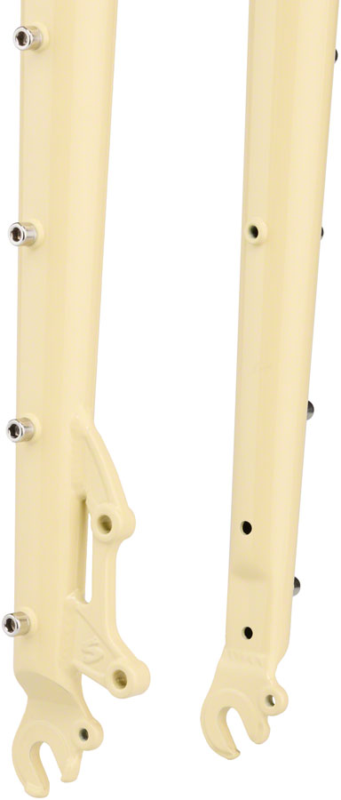 Surly Cocktail Fork - 27.5", QRx100mm, 1-1/8" Straight Steerer, 420mm Axle To Crown, Steel, Whipped Butter