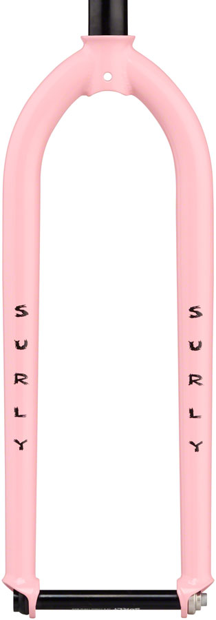Surly Lowside Fork - 26/27.5", 15x110mm Thru-Axle, 1-1/8" Straight Steerer, Steel, New Pig Smell